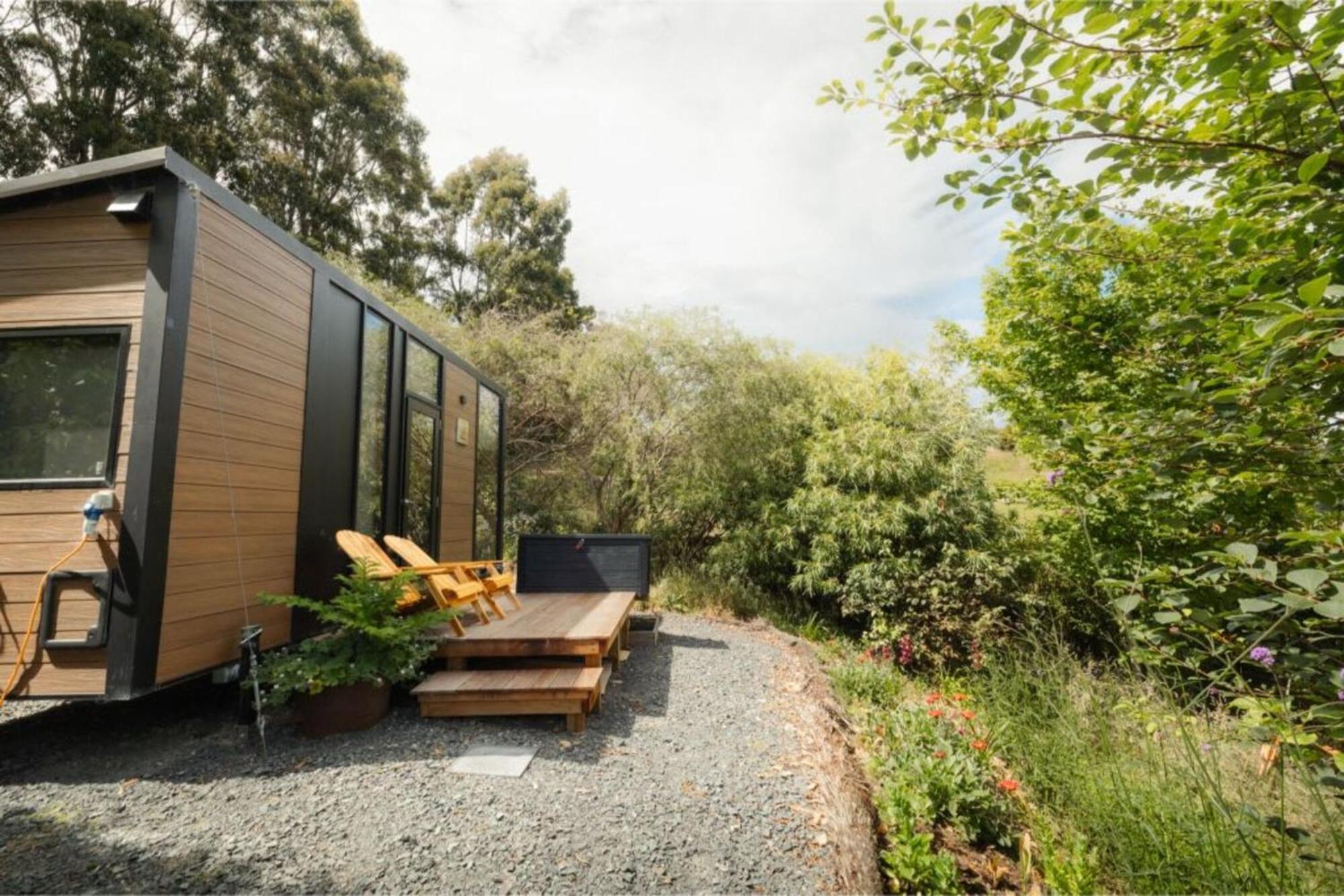 Tranquility Tiny House By Tiny Away Owaka Exterior foto